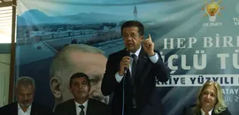 AK Parti Genel Başkan Yardımcısı Zeybekci, Hatay'da konuştu: