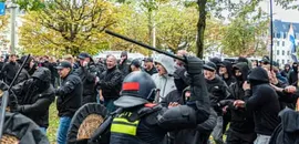 Dutch Riot Police Break Up Far-Right Protest In The Hague After Violence Erupts