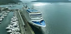 Marmaris'e "Silver Muse" kruvaziyeriyle 580 turist geldi