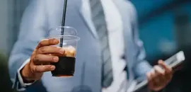 The Great Iced Coffee Debate: Is It Wrong to Take a Beverage into a Job Interview?