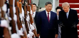 Trump Le Pone la Alfombra Roja A Xi Jinping A Su Llegada A EEUU