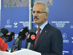 Bakan Uraloğlu, Eskişehir OSB-Hasanbey Lojistik Merkezi demir yolu bağlantısının temel atma töreninde konuştu: