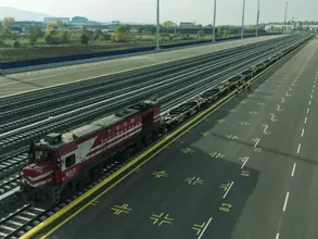 (BEKLESİN) İntermodal terminal Railport'tan ilk tren çıkışı gerçekleşti