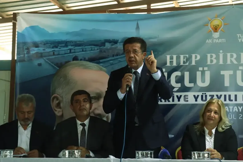AK Parti Genel Başkan Yardımcısı Zeybekci, Hatay'da konuştu: AK Parti Genel Başkan Yardımcısı Zeybekci, Hatay'da konuştu: