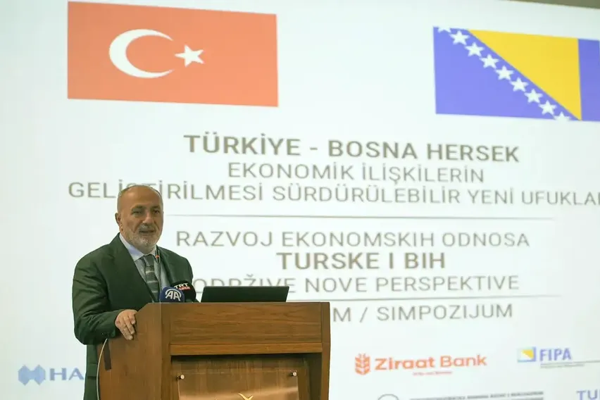 Bakan Bolat, "Türkiye-Bosna Hersek Ekonomik İlişkilerin Geliştirilmesi ve Sürdürülebilir Yeni Ufuklar Sempozyumu"nda konuştu:
