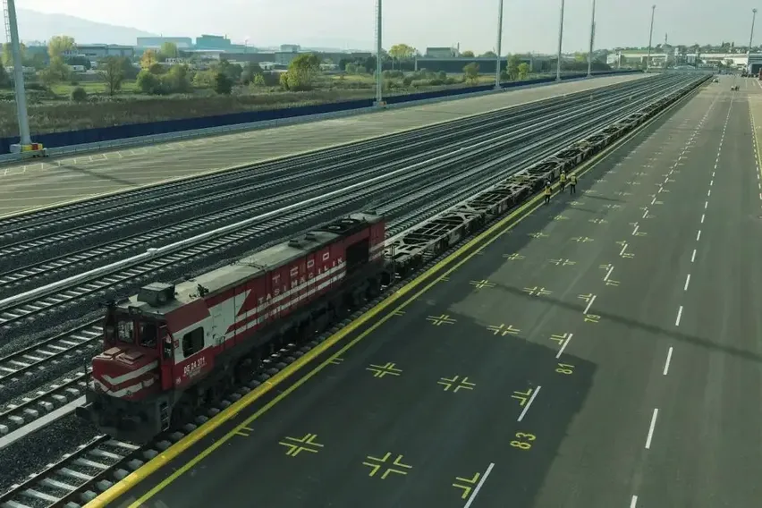 (BEKLESİN) İntermodal terminal Railport'tan ilk tren çıkışı gerçekleşti