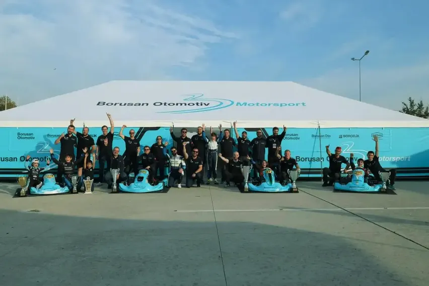 BOM Karting Takımı Türkiye Karting Şampiyonası'nın 5. ayağında takımlar birincisi oldu