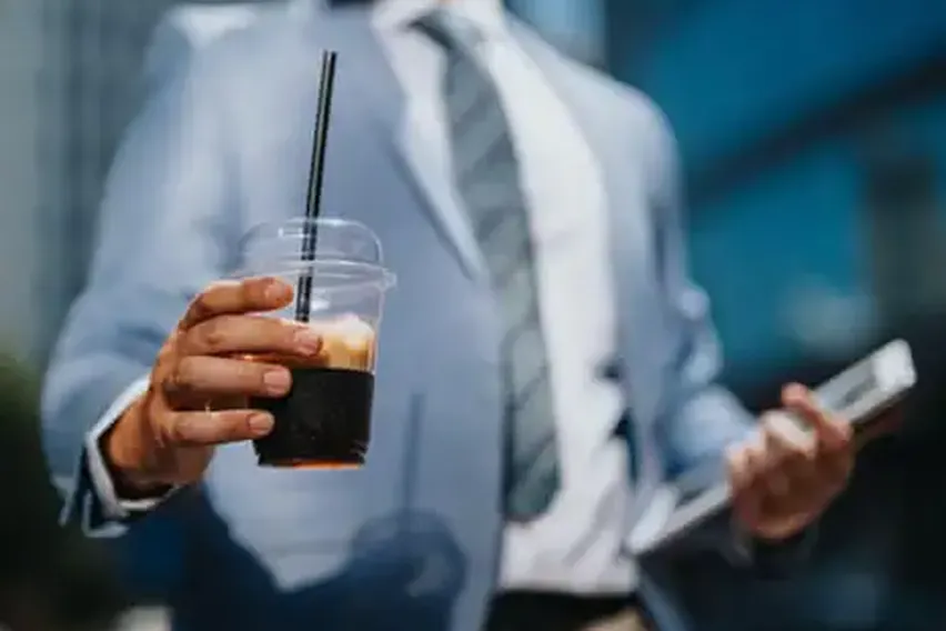 The Great Iced Coffee Debate: Is It Wrong to Take a Beverage into a Job Interview?