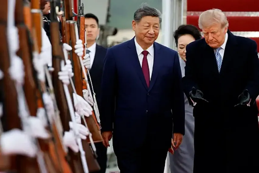 Trump Le Pone la Alfombra Roja A Xi Jinping A Su Llegada A EEUU