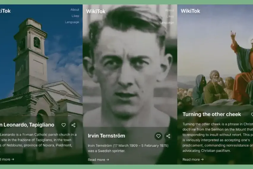 Wikitok Geliyor: Wikipedia ve TikTok İş Birliğiyle “Doomscrolling”e Karşı Yeni Adım! Wikitok Geliyor: Wikipedia ve TikTok İş Birliğiyle “Doomscrolling”e Karşı Yeni Adım!