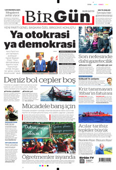 BİRGÜN 2 Eylül 2026 Gazete Manşeti Küçük