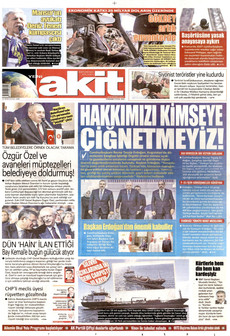 YENİ AKİT 3 Eylül 2026 Gazete Manşeti Küçük