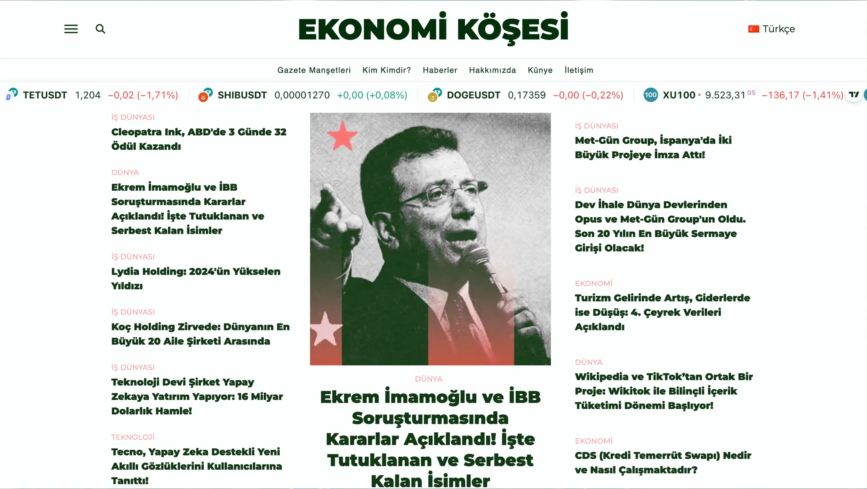 Ekonomi Köşesi Yayın Hayatına Başladı: Ekonomi Haberciliğine Yeni Dönem