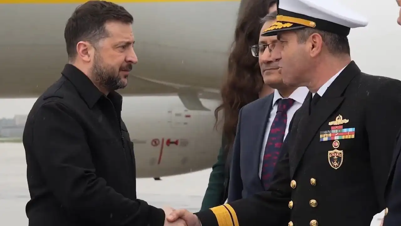Zelenskiy İstanbul'a Geldi